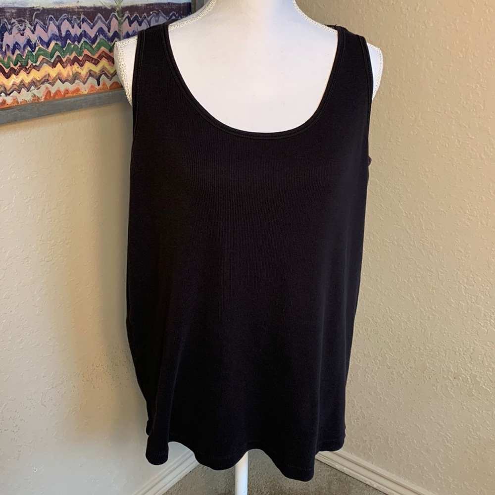 Venezia Plus Size Rib Knit Tank Top